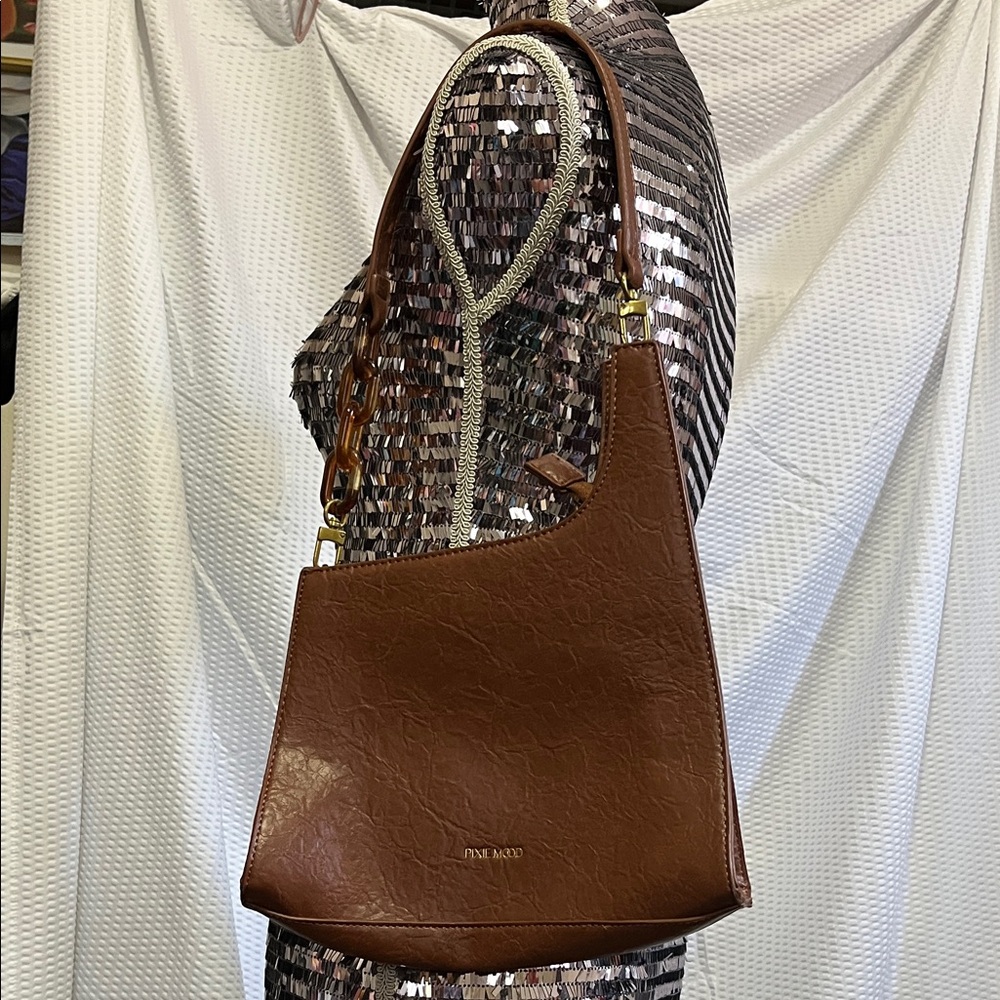 Pixie Mood Chestnut Shoulder Bag - image 1